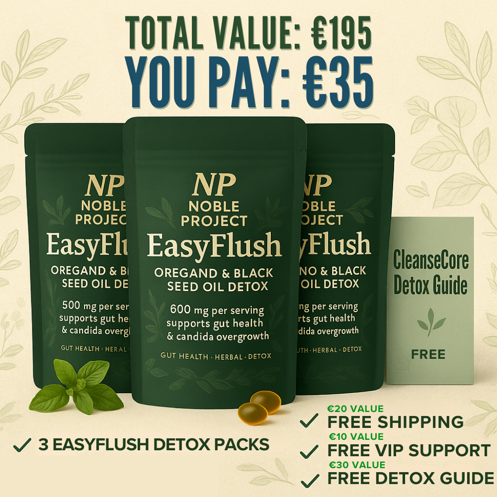 EasyFlush™ Oregano & Black Seed Oil Detox